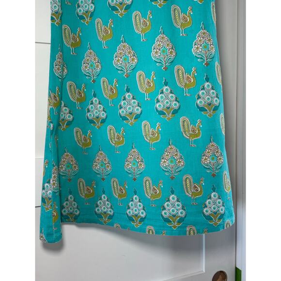 UTSA Girls Crisp 100% Cool Cotton Turquoise Dress Size 11/12 - Picture 8 of 10